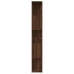 vidaXL Estantería de madera contrachapada marrón roble 45x24x160 cm