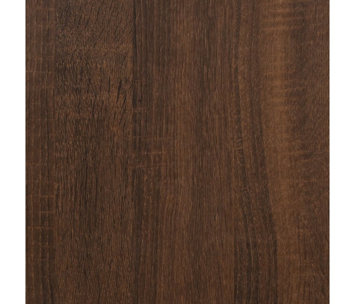 vidaXL Estantería de madera contrachapada marrón roble 45x24x160 cm