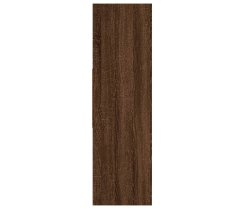 vidaXL Estantería madera contrachapada marrón roble 97,5x29,5x100 cm