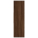 vidaXL Estantería madera contrachapada marrón roble 97,5x29,5x100 cm