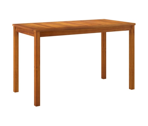 Mesa de jardín madera maciza de acacia 110x55x67 cm