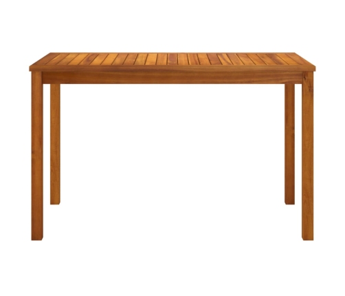 Mesa de jardín madera maciza de acacia 110x55x67 cm