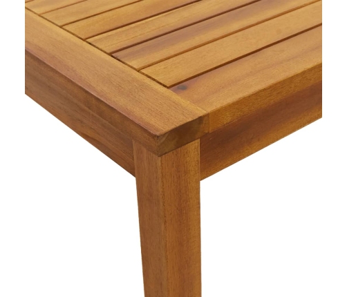 Mesa de jardín madera maciza de acacia 110x55x67 cm