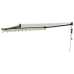 Toldo retráctil automático color crema 3x2,5 m