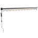 Toldo retráctil automático color crema 3x2,5 m