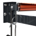 Toldo retráctil automático naranja y marrón 4,5x3 m