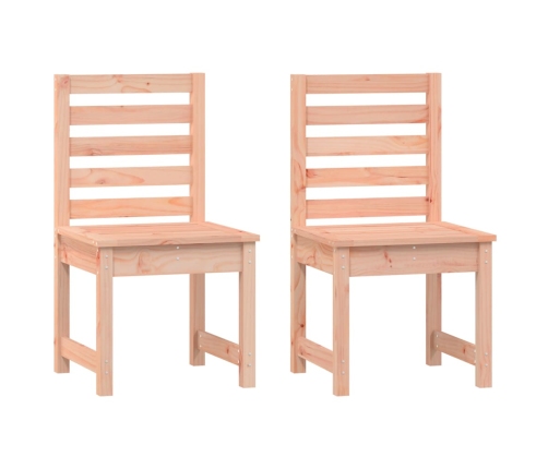 Mesa y sillas de jardín 3 pzas madera maciza Douglas