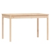 Juego de comedor de jardín 5 piezas madera maciza de pino