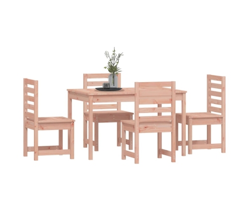 Juego de comedor para jardín 5 pzas madera maciza Douglas