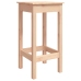 Set de mesa y taburetes altos 3 piezas madera maciza de pino