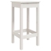 Set de mesa y taburetes altos jardín 5 pzas madera pino blanco