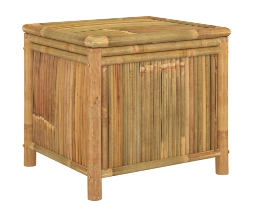 vidaXL Caja de almacenaje de jardín bambú 60x52x55 cm