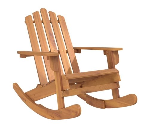 vidaXL Silla mecedora Adirondack madera maciza acacia