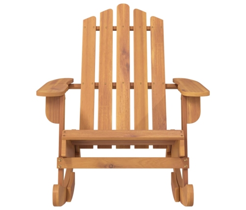 vidaXL Silla mecedora Adirondack madera maciza acacia