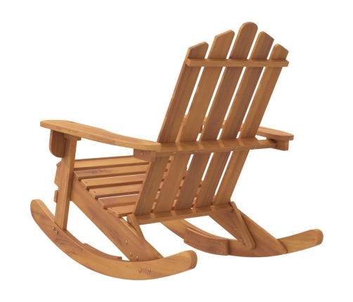 vidaXL Silla mecedora Adirondack madera maciza acacia