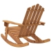 vidaXL Silla mecedora Adirondack madera maciza acacia