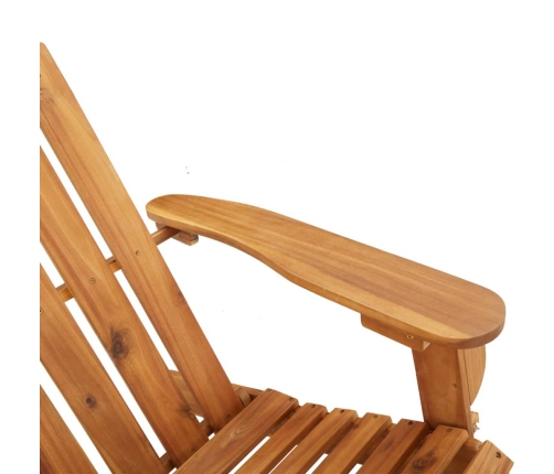 vidaXL Silla mecedora Adirondack madera maciza acacia