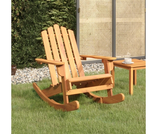 vidaXL Silla mecedora Adirondack madera maciza acacia