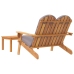 Juego de muebles de jardín Adirondack 2 piezas madera acacia