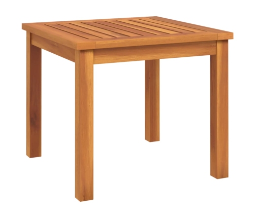 Mesa de centro de madera maciza de acacia 40x40x36 cm