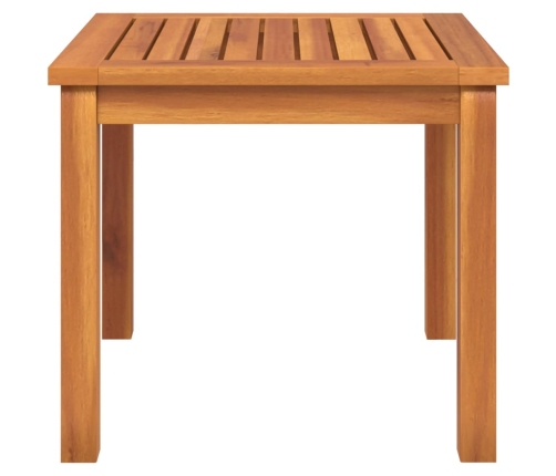 Mesa de centro de madera maciza de acacia 40x40x36 cm