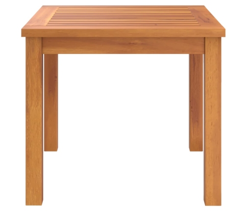 Mesa de centro de madera maciza de acacia 40x40x36 cm