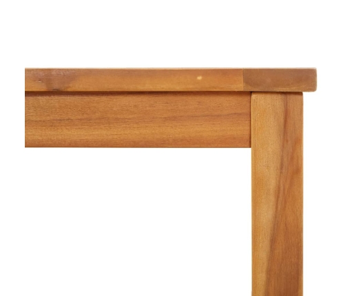 Mesa de centro de madera maciza de acacia 40x40x36 cm