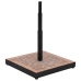 Base de sombrilla cuadrada color terracota 12 kg