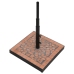 Base de sombrilla cuadrada color terracota 12 kg