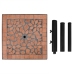 Base de sombrilla cuadrada color terracota 12 kg