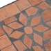 Base de sombrilla cuadrada color terracota 12 kg