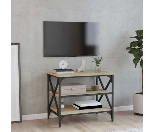 vidaXL Mueble para TV madera contrachapada roble Sonoma 60x40x50 cm