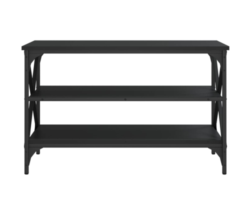 Mueble para TV madera contrachapada negro 80x40x50 cm