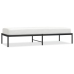 Estructura de cama metal negro 75x190 cm