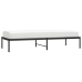 Estructura de cama metal negro 75x190 cm