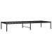 Estructura de cama metal negro 75x190 cm