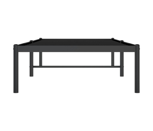 Estructura de cama metal negro 75x190 cm