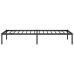 Estructura de cama metal negro 75x190 cm