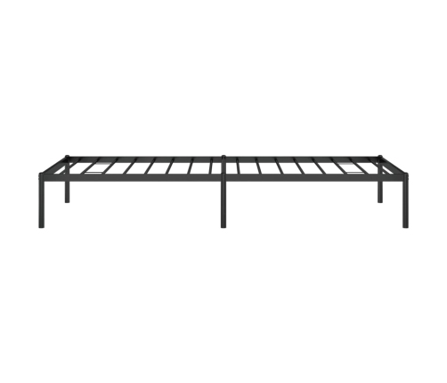 Estructura de cama de metal negro 80x200 cm