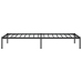 Estructura de cama de metal negro 80x200 cm