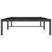 Estructura de cama sin colchón metal negro 90x190 cm