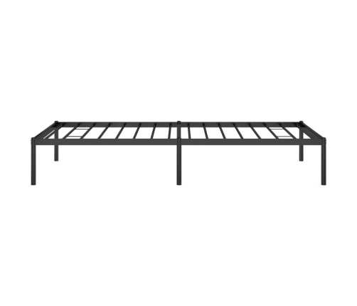 Estructura de cama sin colchón metal negro 90x190 cm