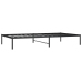 Estructura de cama sin colchón metal negro 107x203 cm