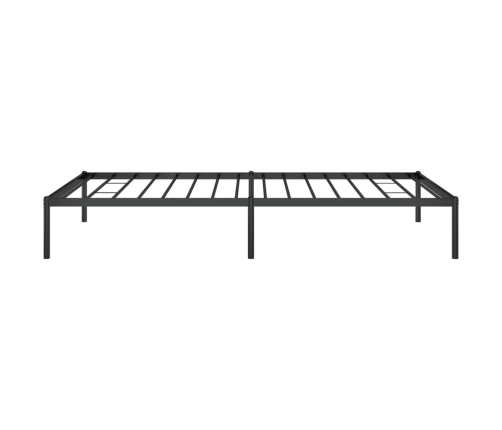 Estructura de cama sin colchón metal negro 107x203 cm