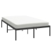 vidaXL Estructura de cama de metal negro 120x190 cm