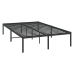 vidaXL Estructura de cama de metal negro 120x190 cm