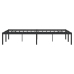 vidaXL Estructura de cama de metal negro 120x190 cm