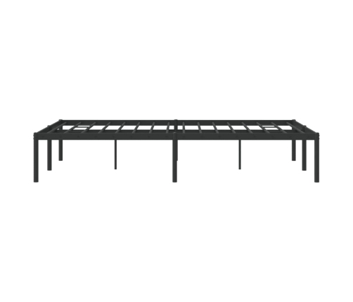 Estructura de cama sin colchón metal negro 120x200 cm