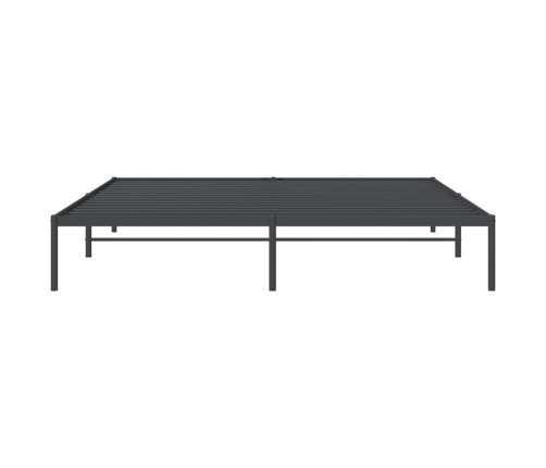 Estructura de cama de metal negro 180x200 cm