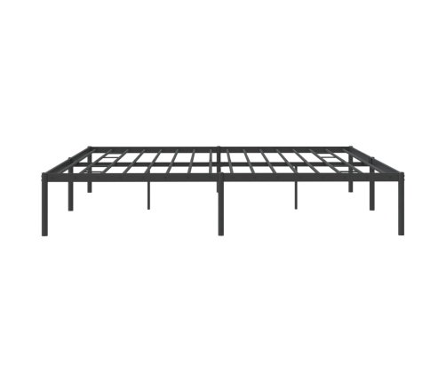 Estructura de cama de metal negro 180x200 cm